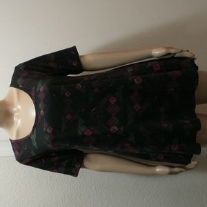 Multi-color LuLaRoe top